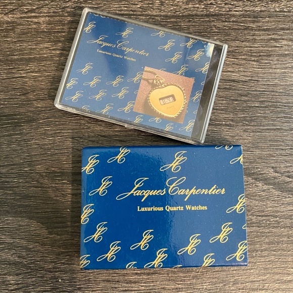 Vintage Jacques Carpentier Digital Quartz Heart Watch Necklace Pendant No Chain - Picture 10 of 10